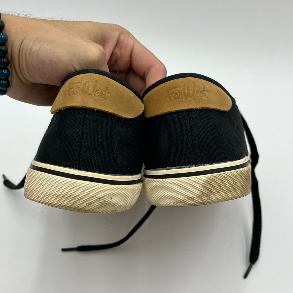 FarWest Men's Black and Tan Sneakers Size 12 - Picture 13 of 16